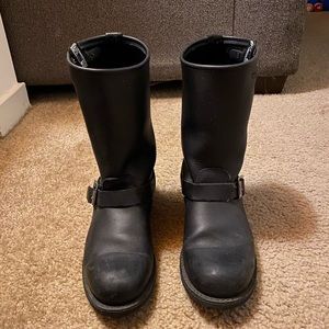 Frye Engineer 12R Black Boot Size 10
